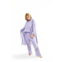 SET - Halat și pijama Luxury Lila Royal